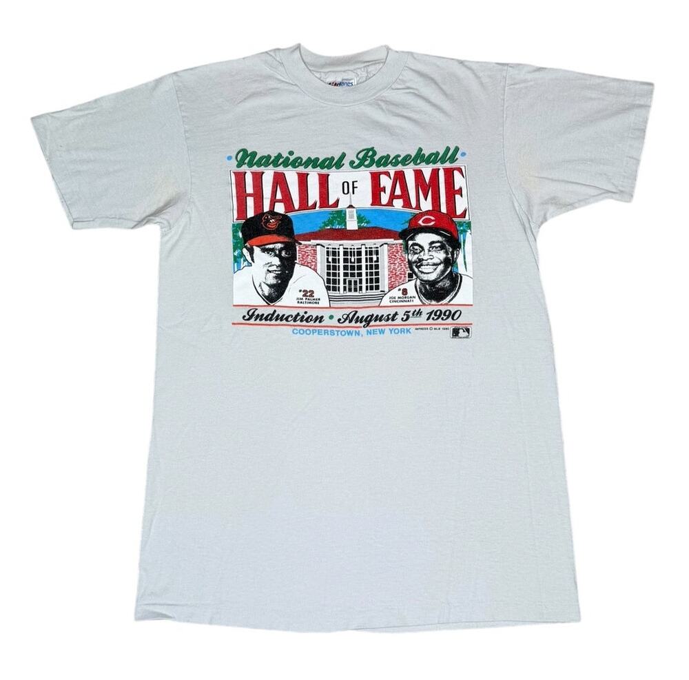 Vintage Baseball Hall of Fame MLB Jim Palmer Joe Morgan T-Shirt